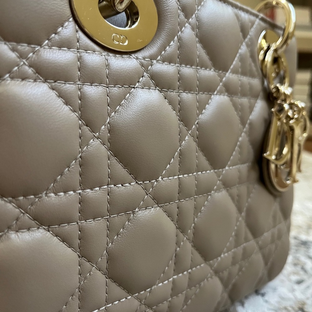 Lady Dior Bag - Hazelnut - Picture 5 of 10